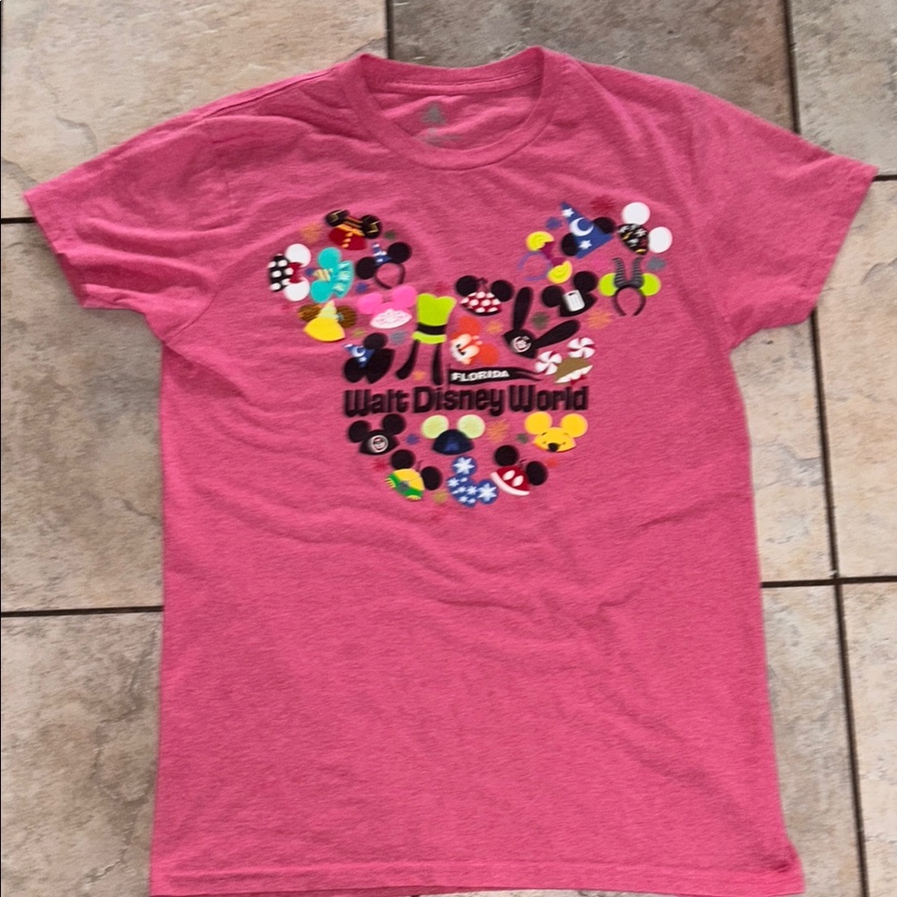 Walt Disney World women’s Pink T-Shirt size medium
